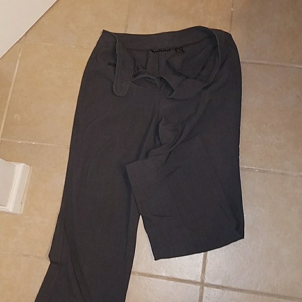 Size 12 larry levine charchoal grey slacks